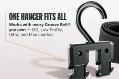 Groove Belt® Hanger